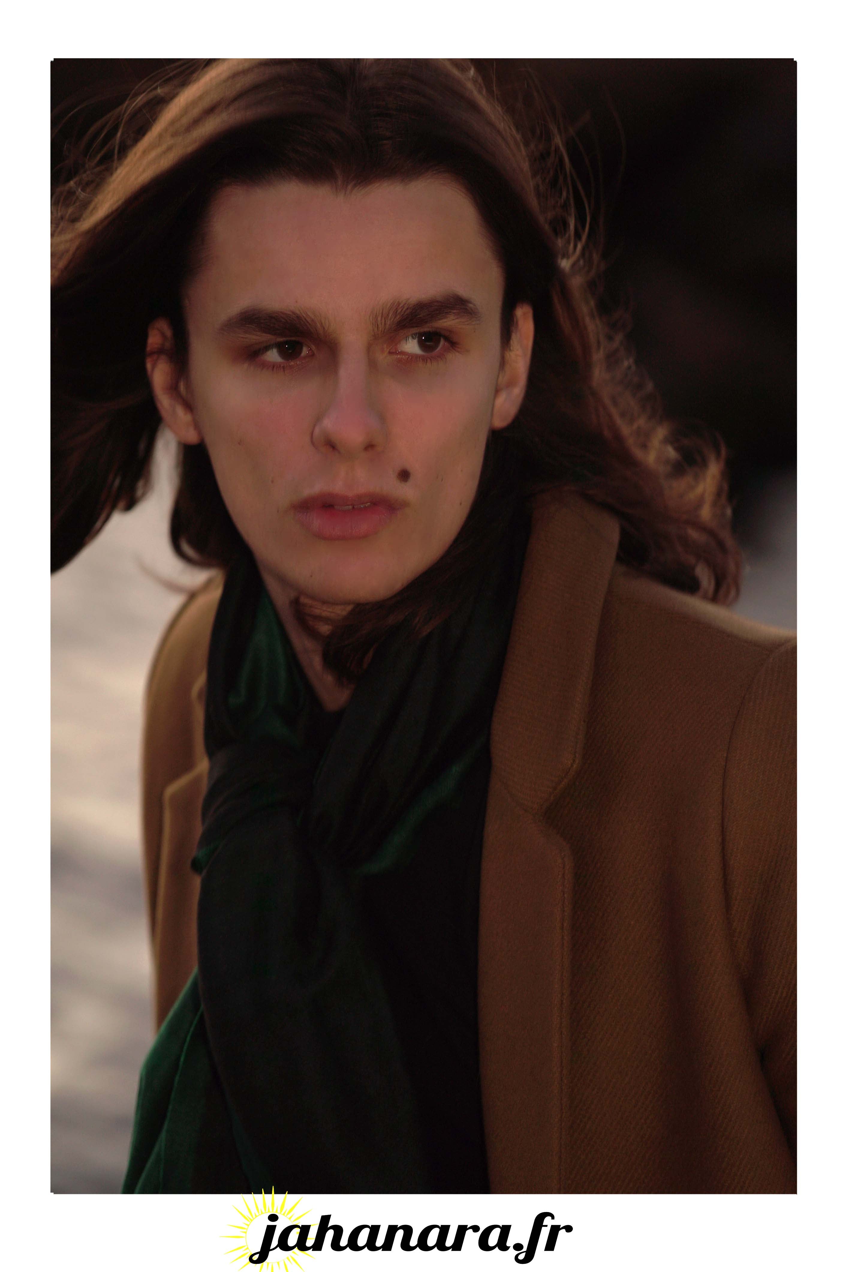 Pashmina 100% cachemire bicolore - Vert et noir